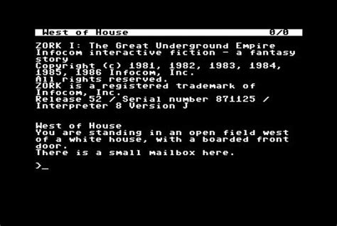 Zork: Journey Through a Text-Based Fantasy Realm!